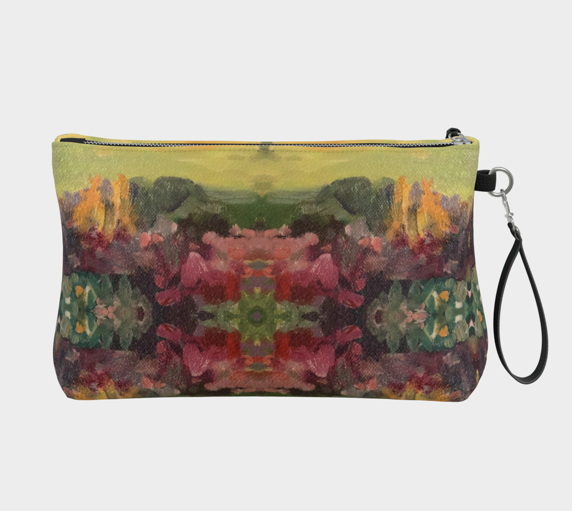 Giverny Gardens Vegan Leather Clutch