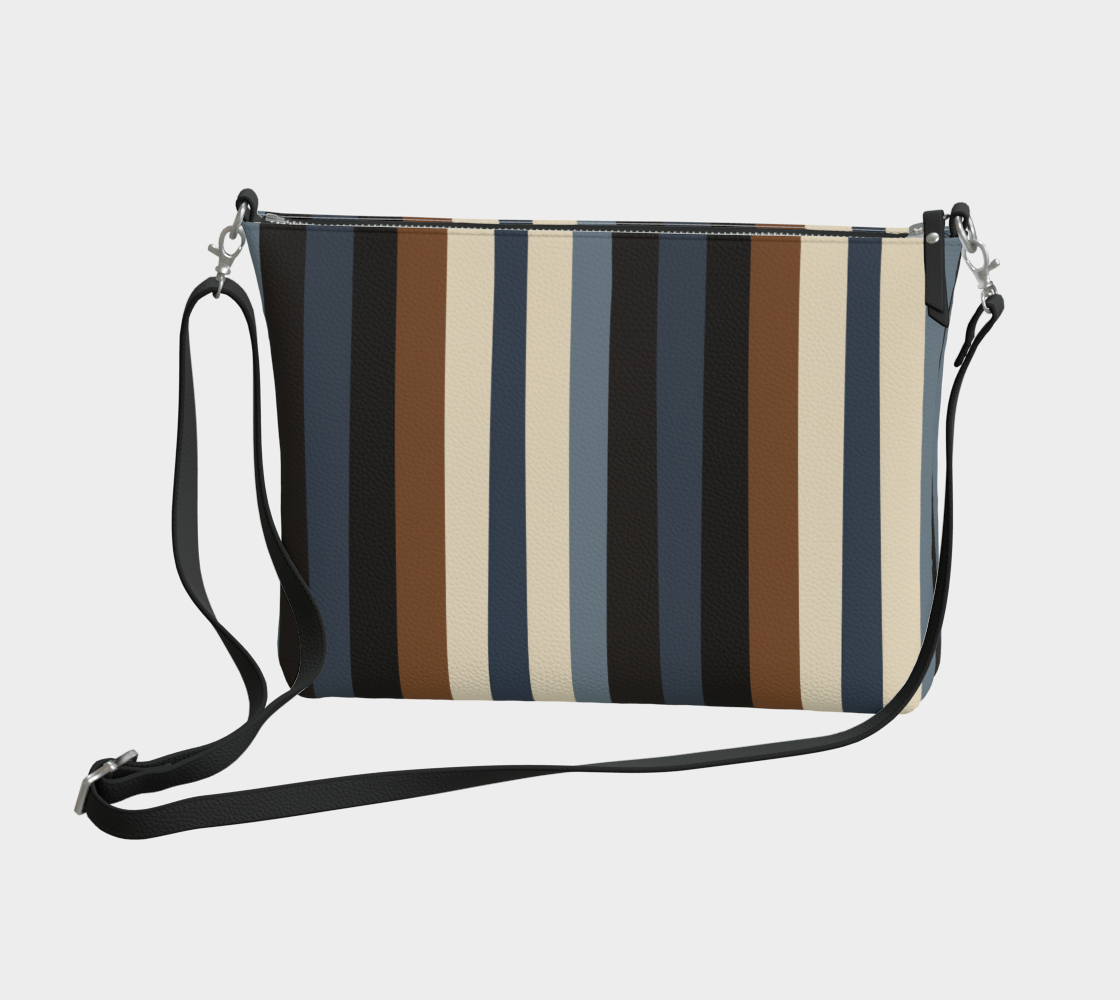 Midnight Timber Vegan Leather Crossbody Purse