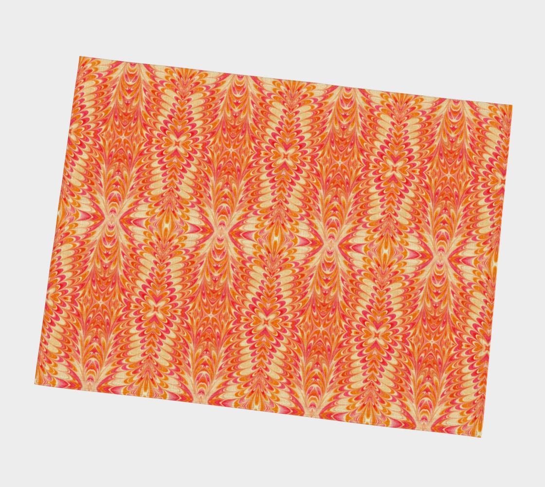 Tangerine Swirl Placemats