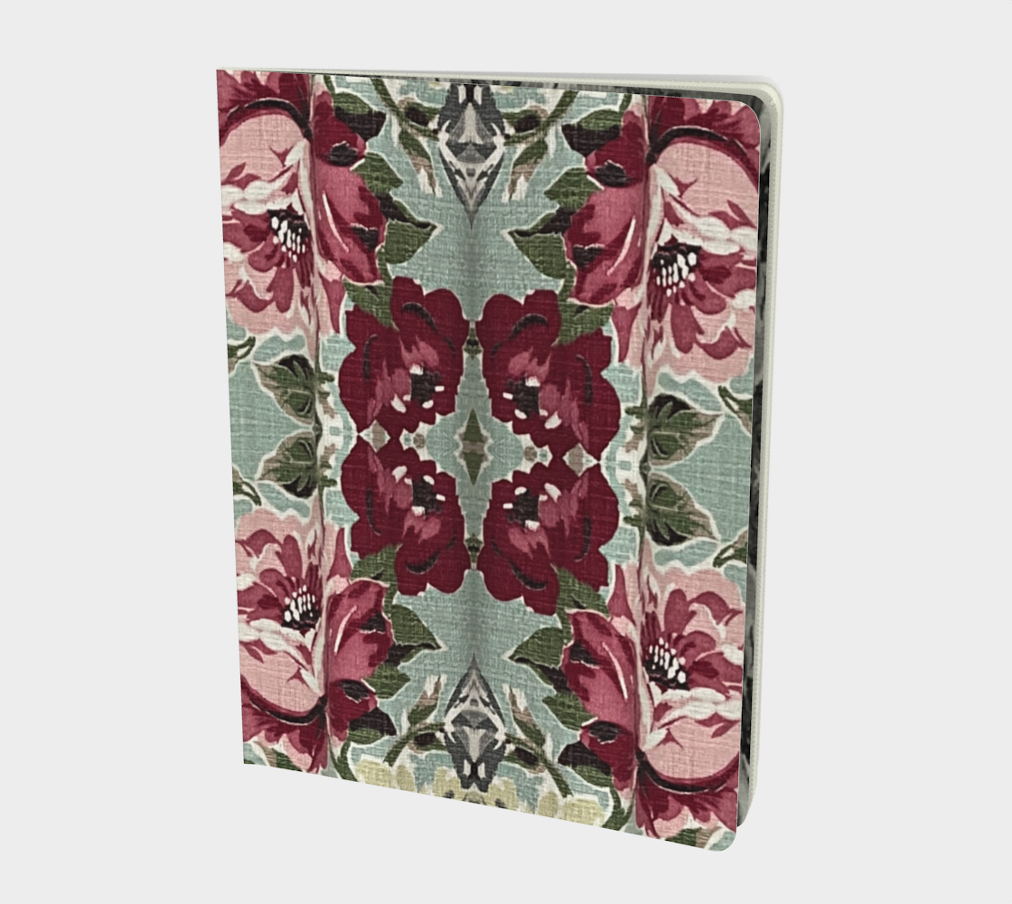 Seafoam Roses Notebook