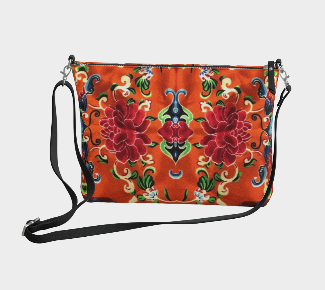 Jade and Flame Crossbody Bag