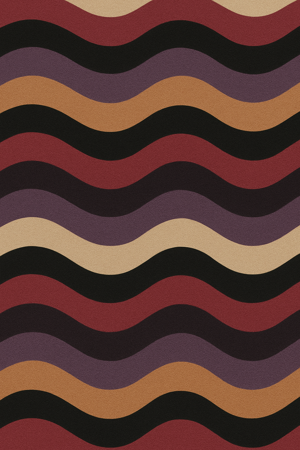 Burgundy Little Waves