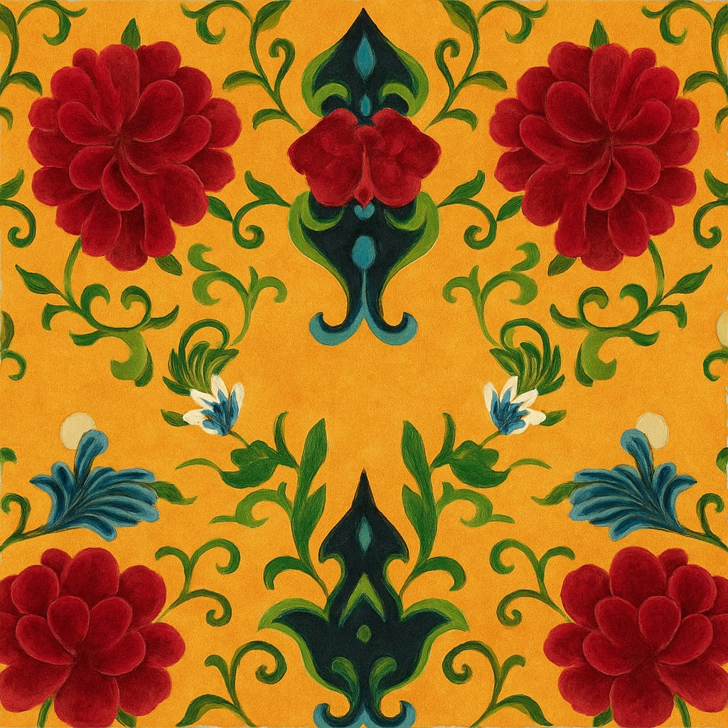 Marquesa Floral Golden