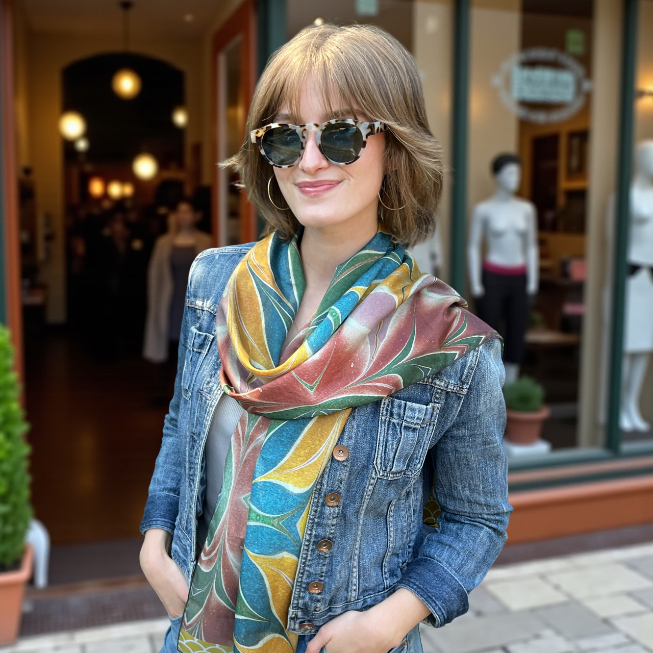 Long Silk Scarves