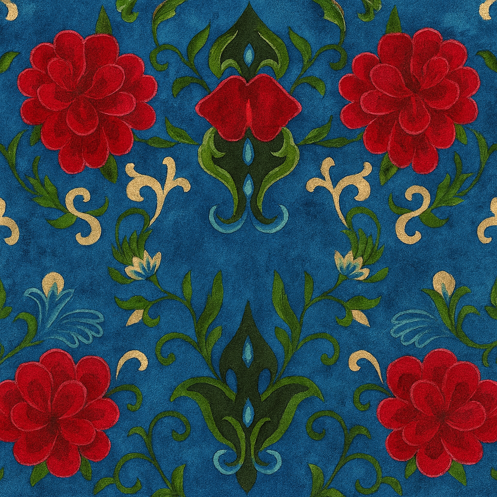 Imperial Peonies Sapphire