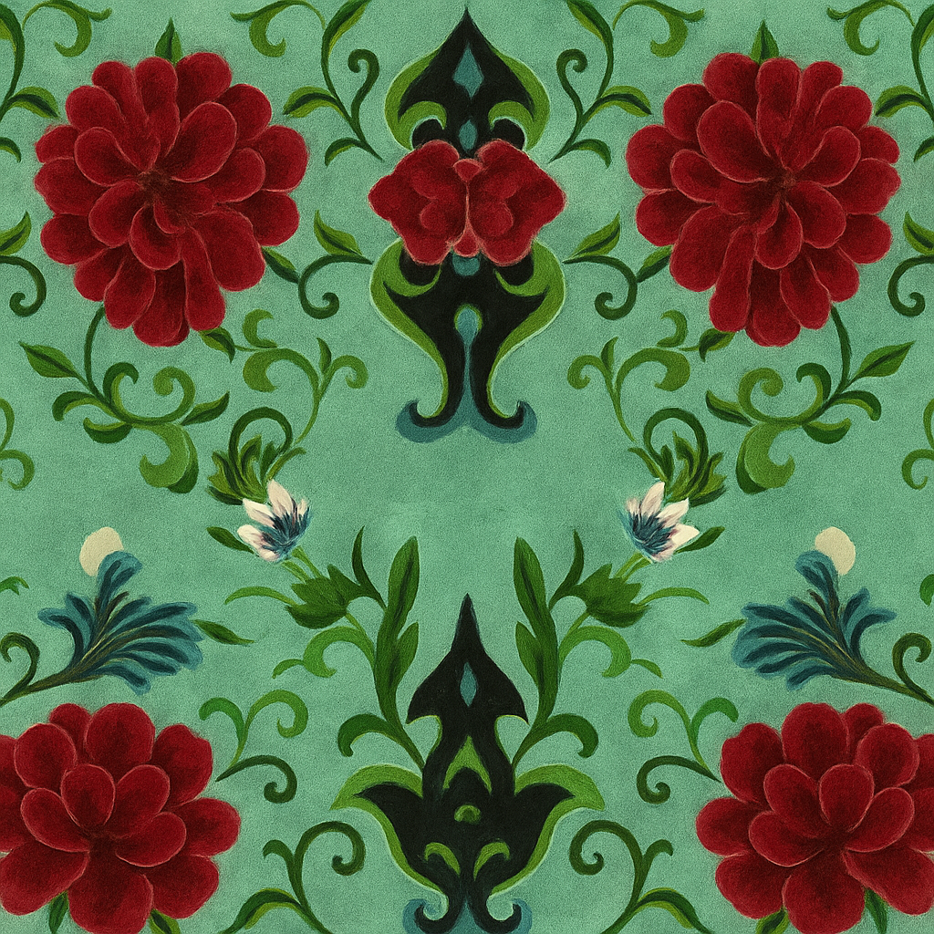 Imperial Peonies Mint