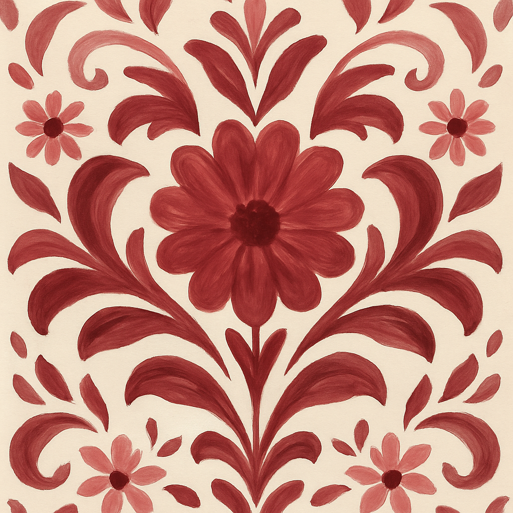 Petite Fleur Rouge D'Hiver