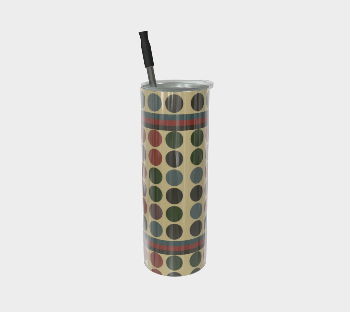 Retro Dotscape Water Bottle