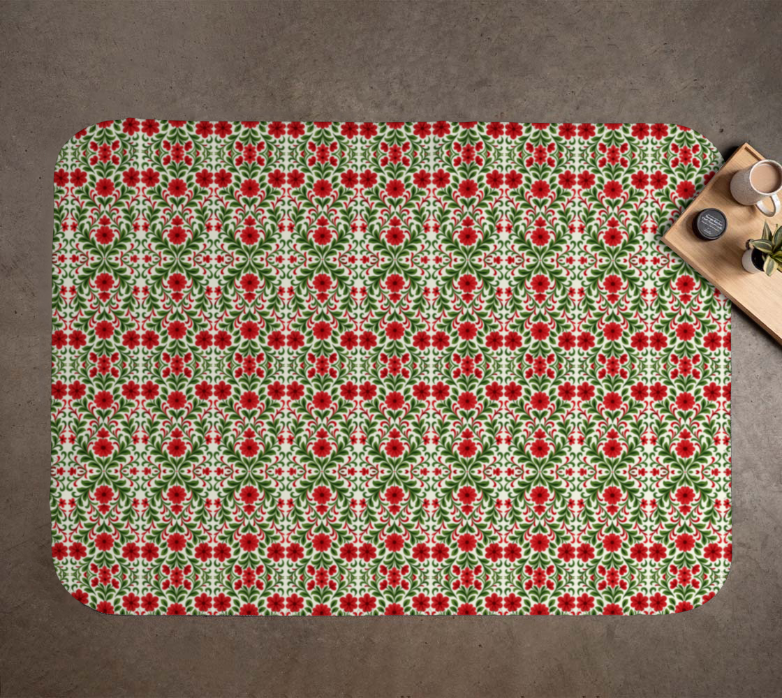 French County Noel blanket