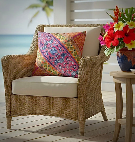 Coral Caravan 22 x 22 Pillow Cover