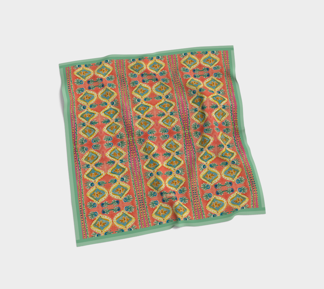 Island Diamonds Silk Square Scarf