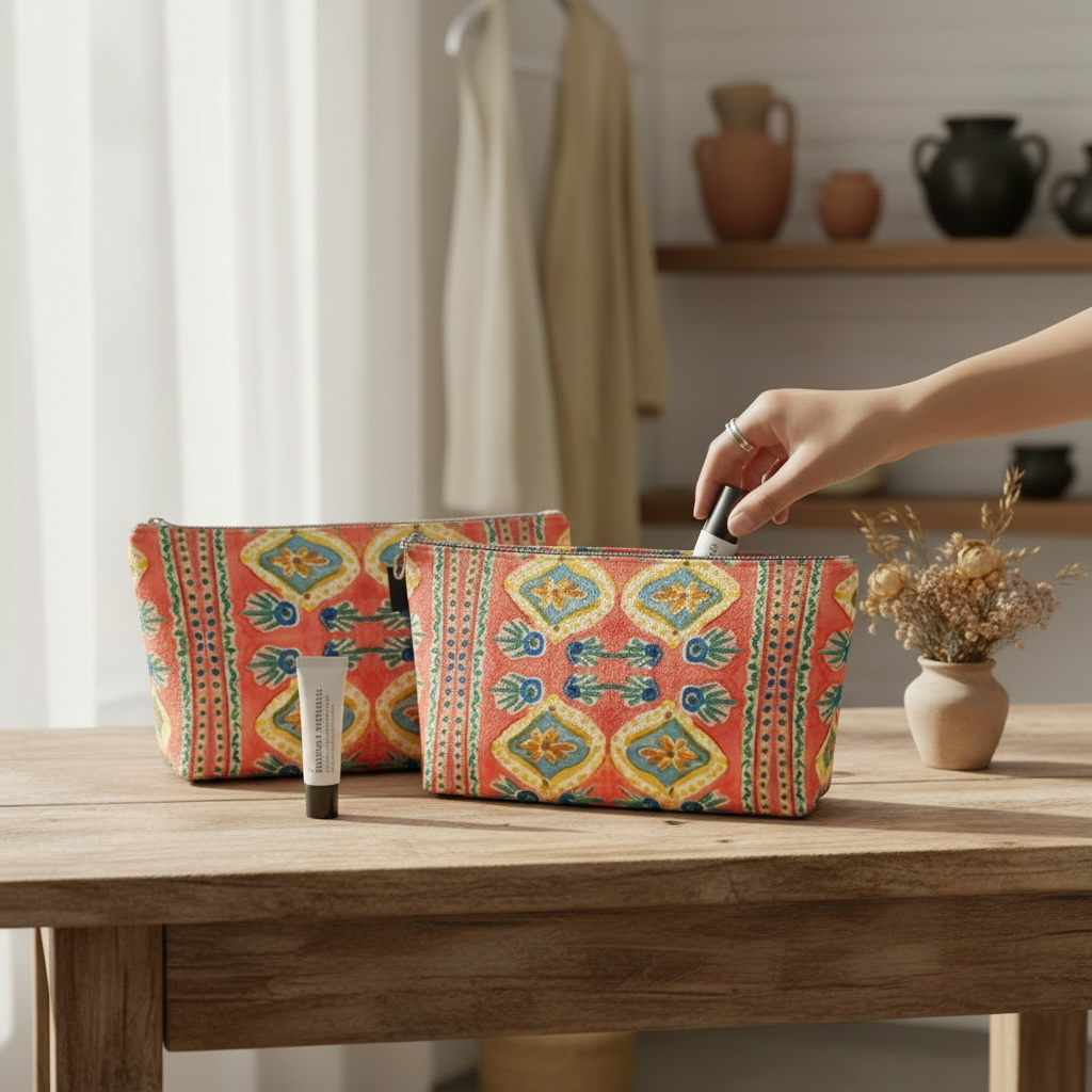 Island Diamonds Makeup Bag