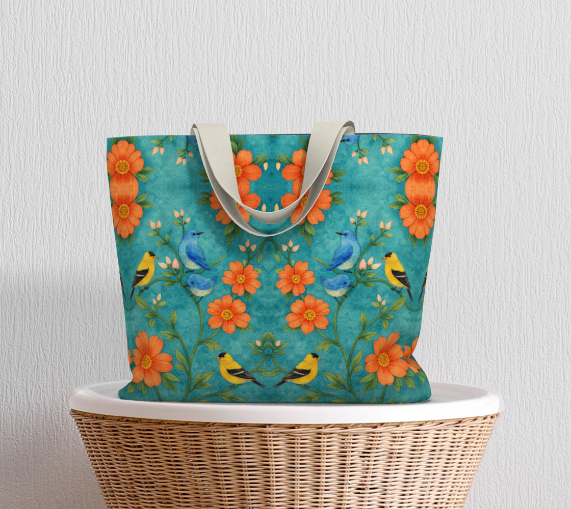 Island Songbird Garden Tote Bag