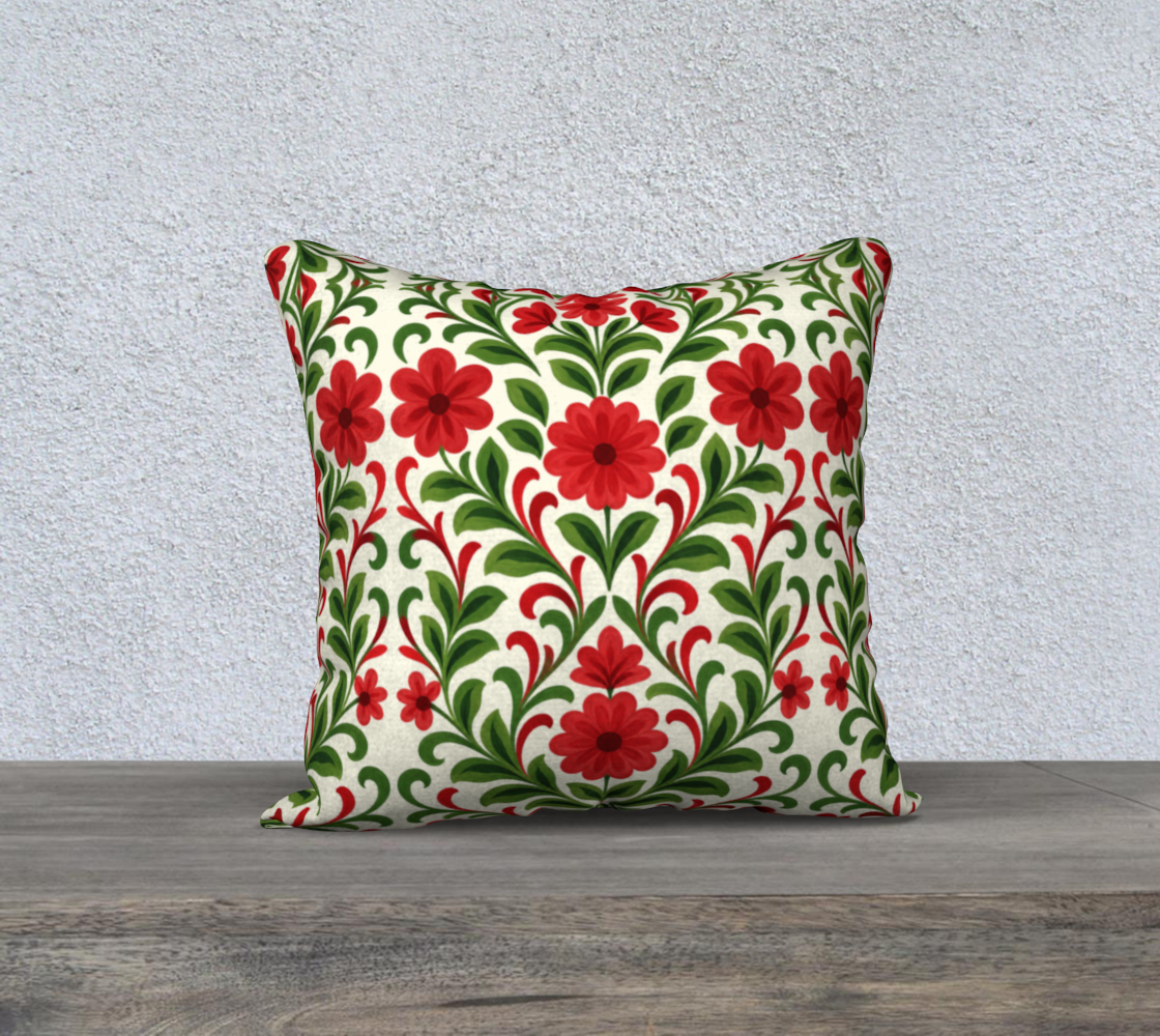 French Country Noel 18 x 18 pillow