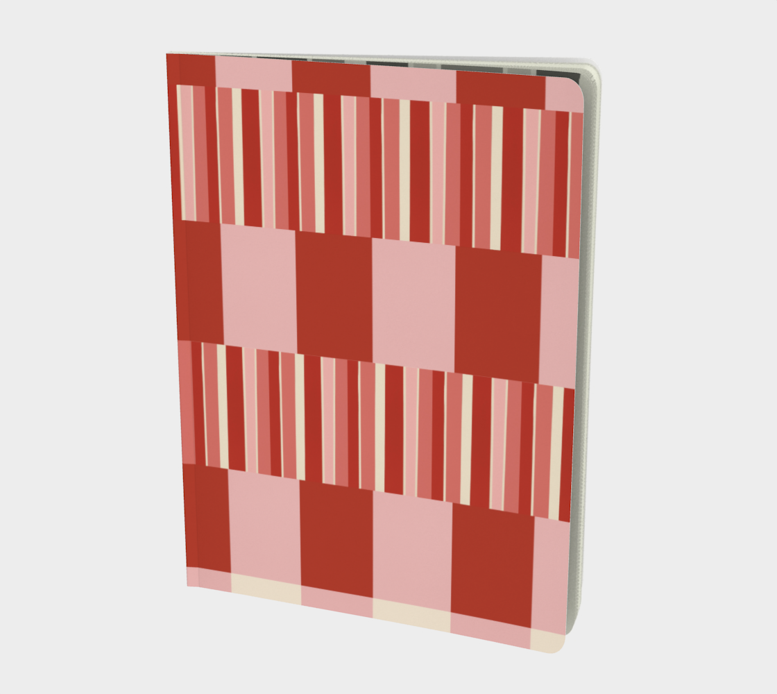 Red Gingham Notebook