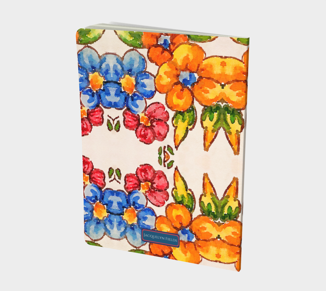 Positano Flowers Notebook