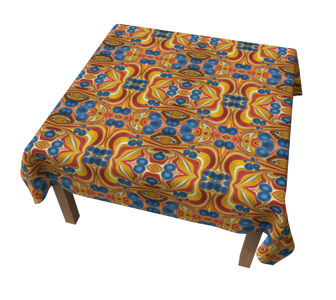 Sundown Revival 60 x 60 Tablecloth