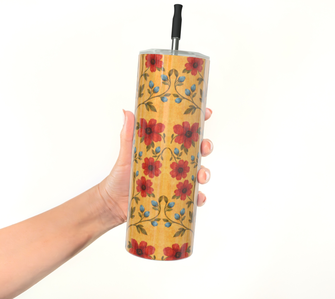 Golden Meadow tumbler