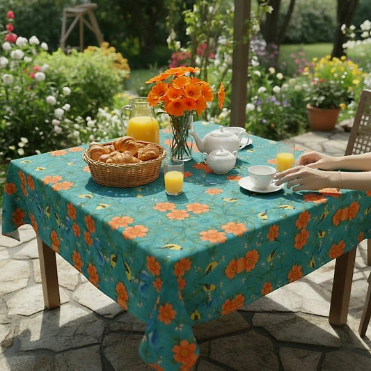 Island Songbird Garden 60 x 60 Tablecloth