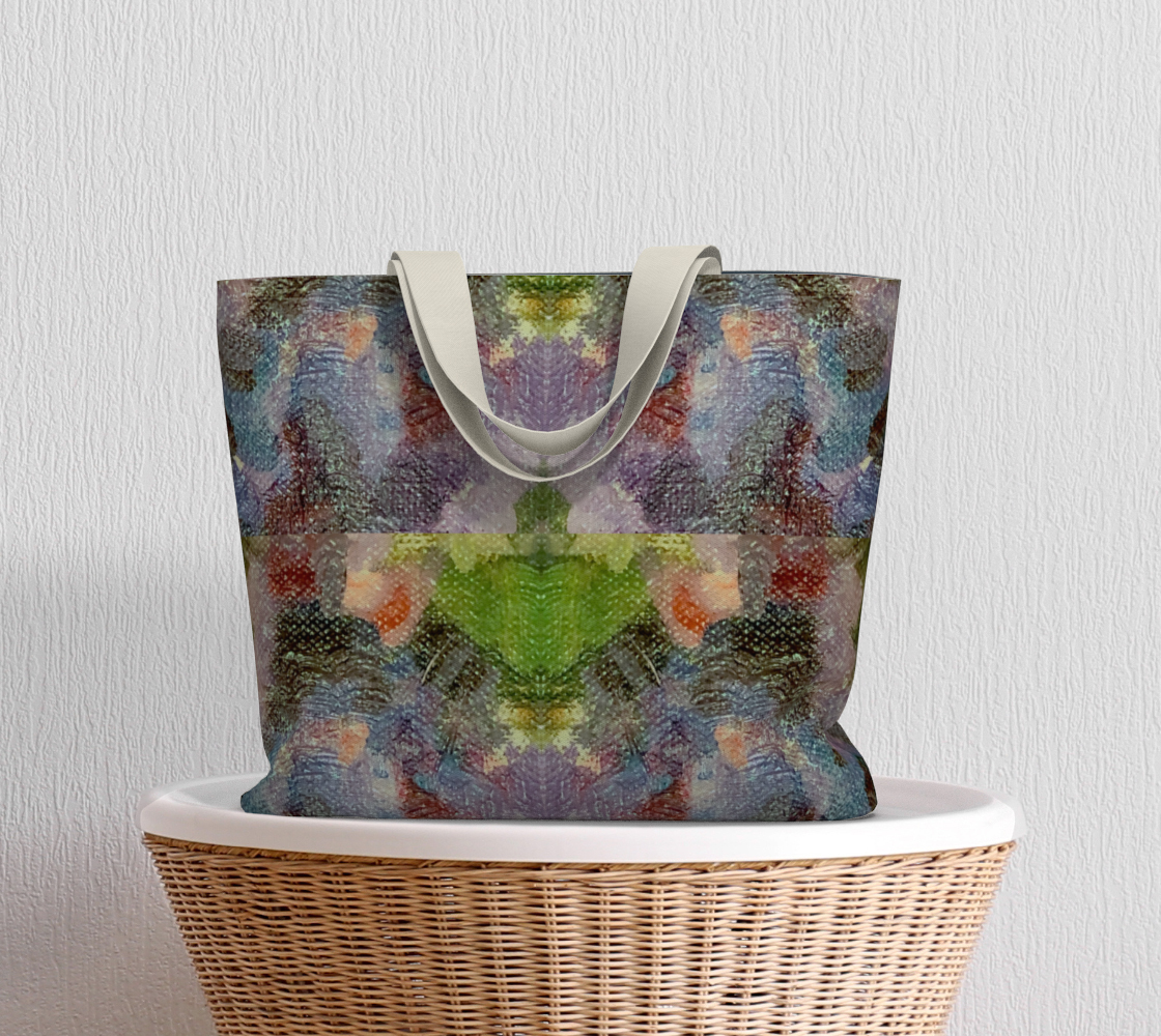 Lilac Waterlilies Tote Bag