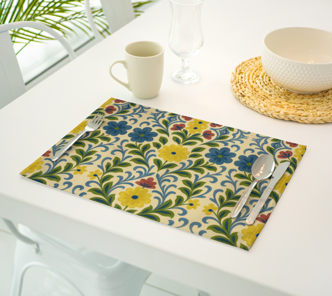Jardin Provencale Goldenrod Placemats