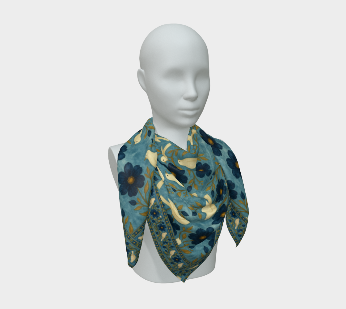 doves of peace 50 x 50 scarf