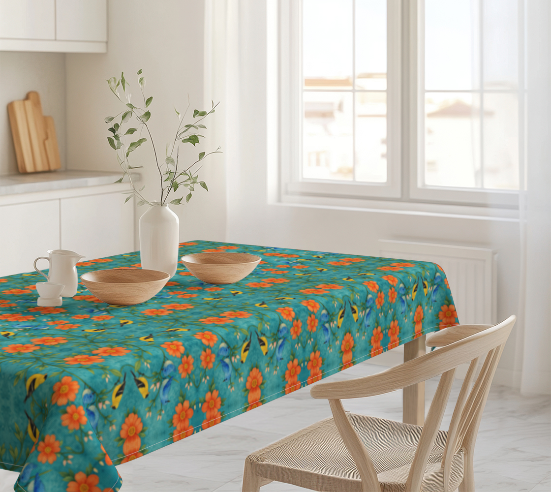 Island Songbird Garden 60 x 90 Tablecloth