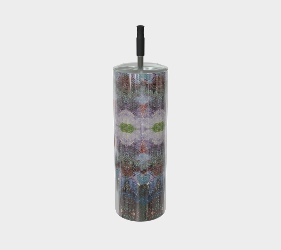 Lilac Waterlilies Water Bottle