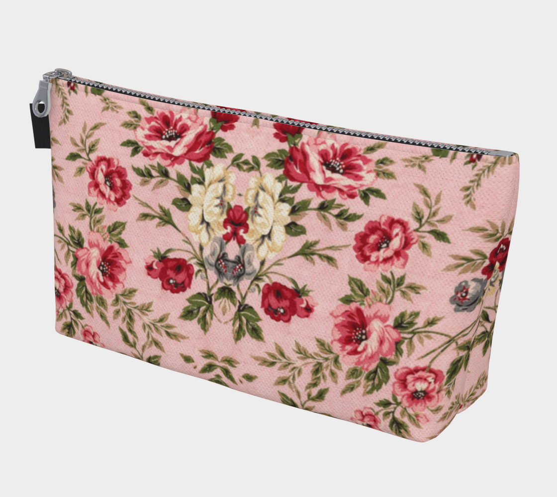 Rose Trellis Makeup Bag
