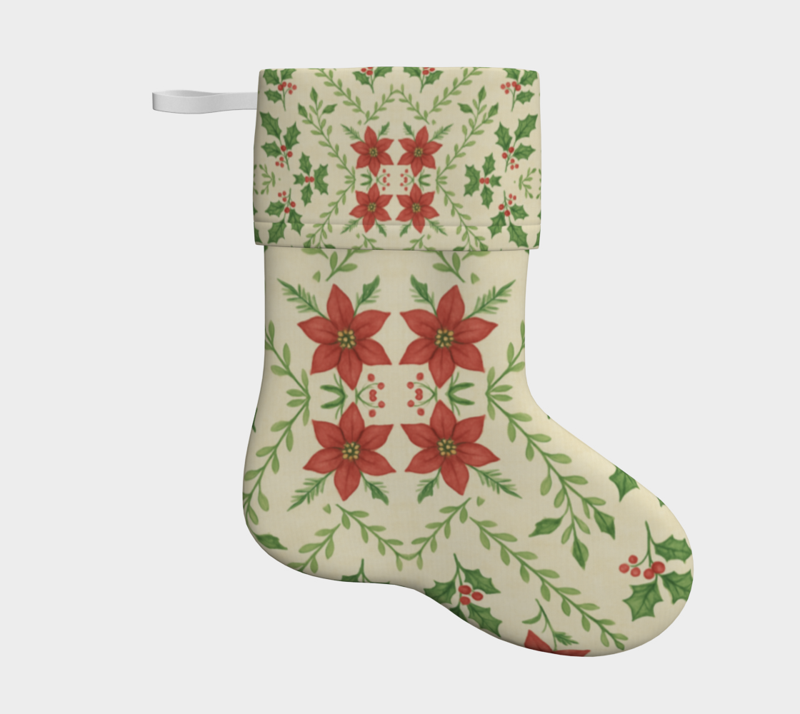 Yuletide Bloom Holiday Stocking