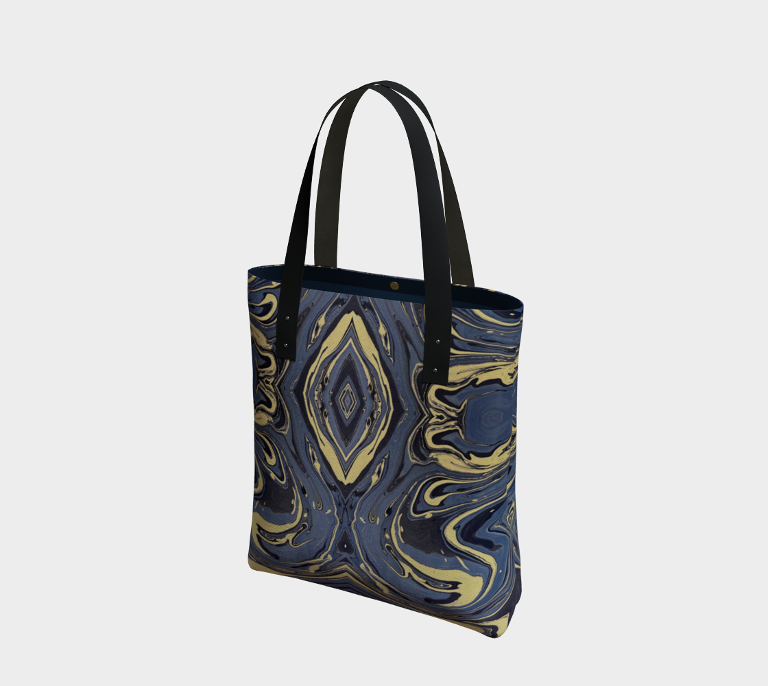Mendocino Blues Diamond Urban Tote Bag