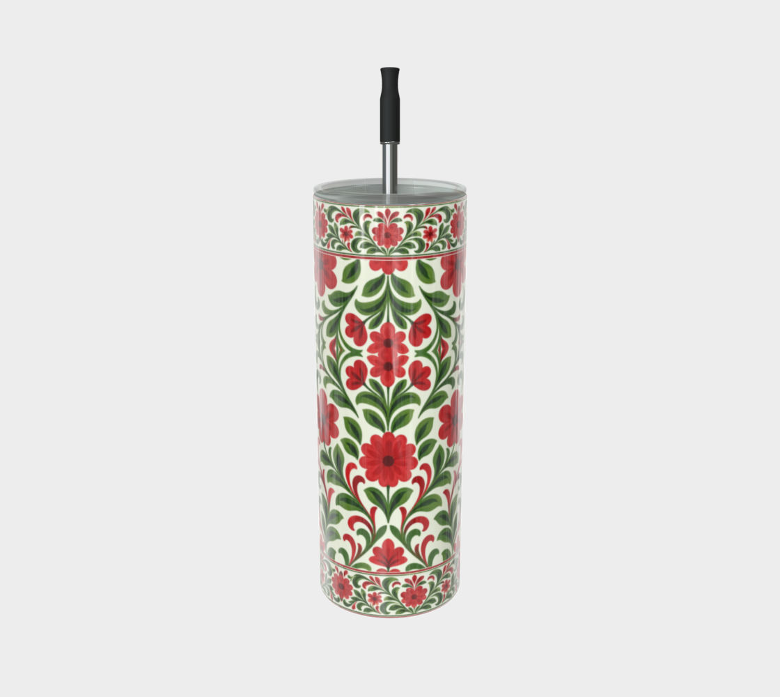 French Country Noel tumbler