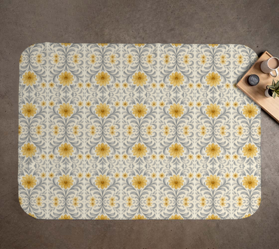Silver Garden Blanket