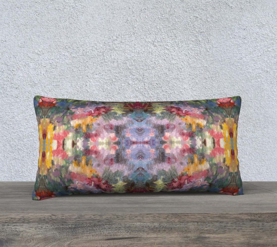 Monet Gardens 24 x 12 pillow cover