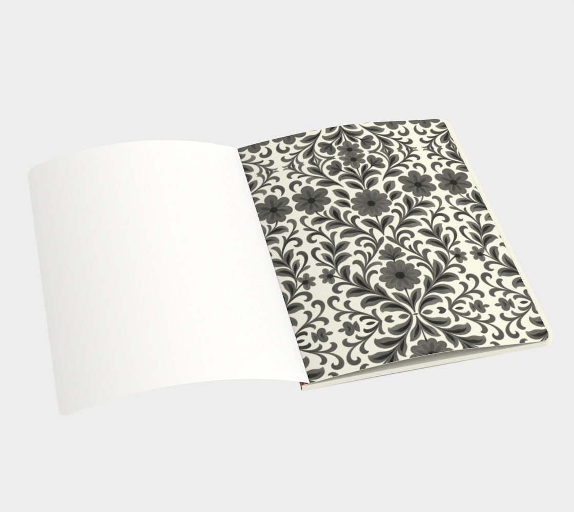 French Country Noel Stripes Notebook
