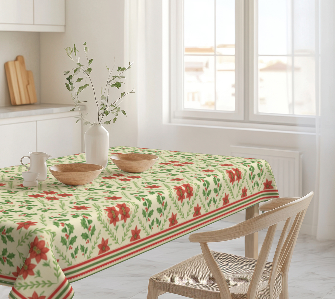 Yuletide Bloom 60 x 90 Tablecloth