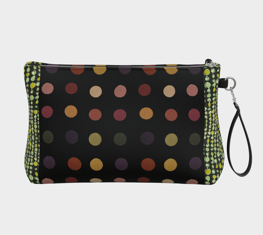 Carnivale Vegan Leather Clutch Wristlet