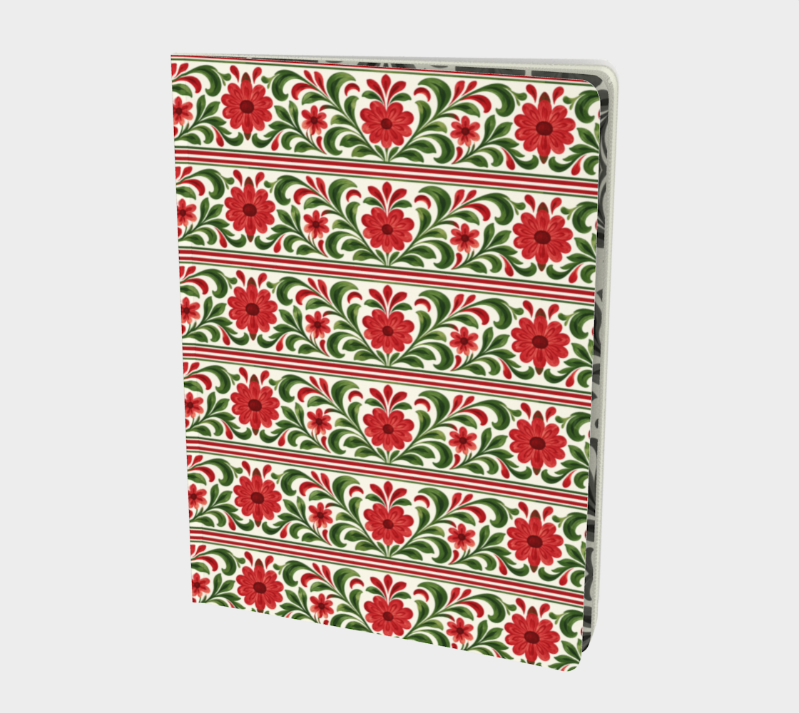 French Country Noel Stripes Notebook