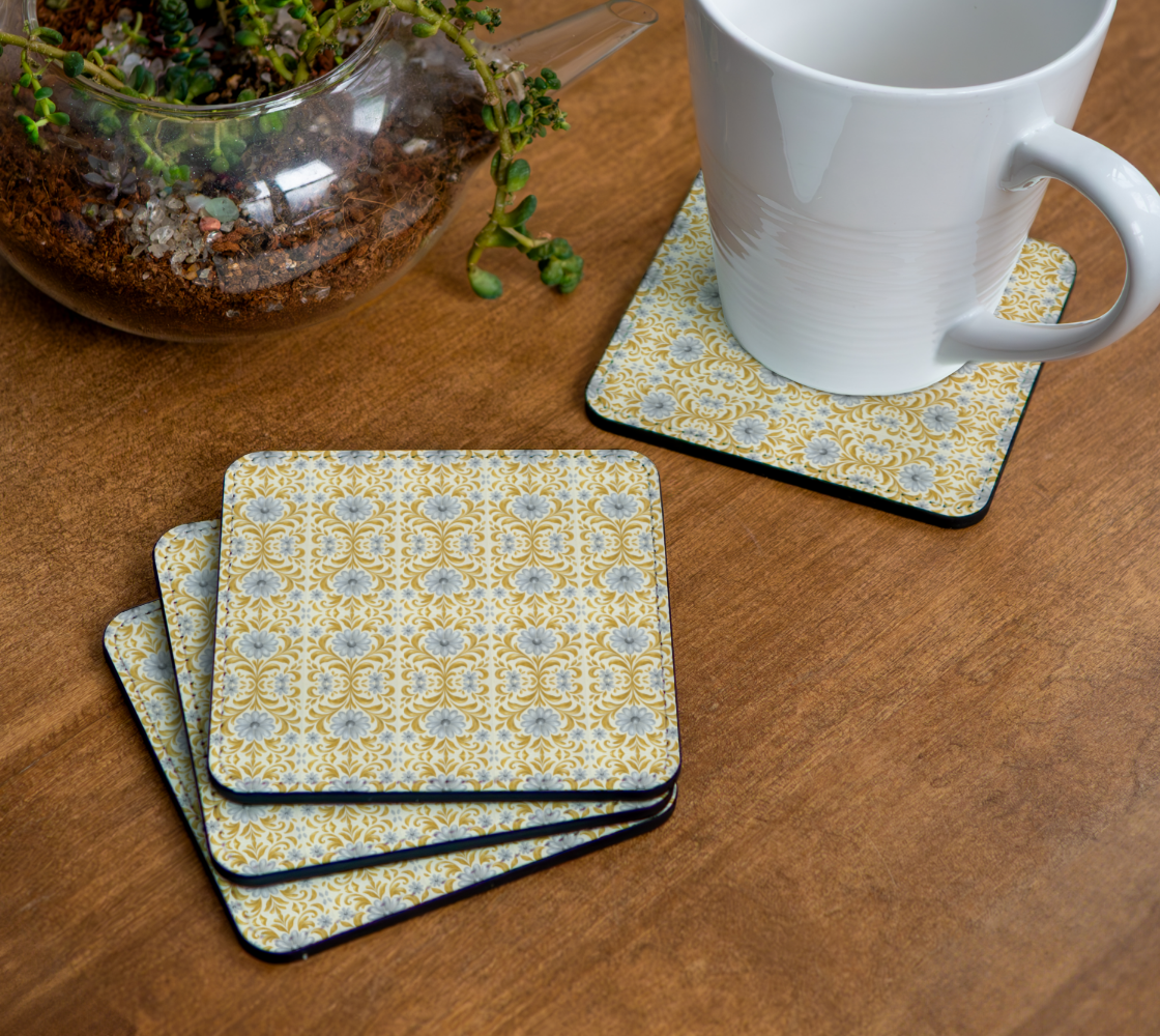 Gilded Garden Coaster Set