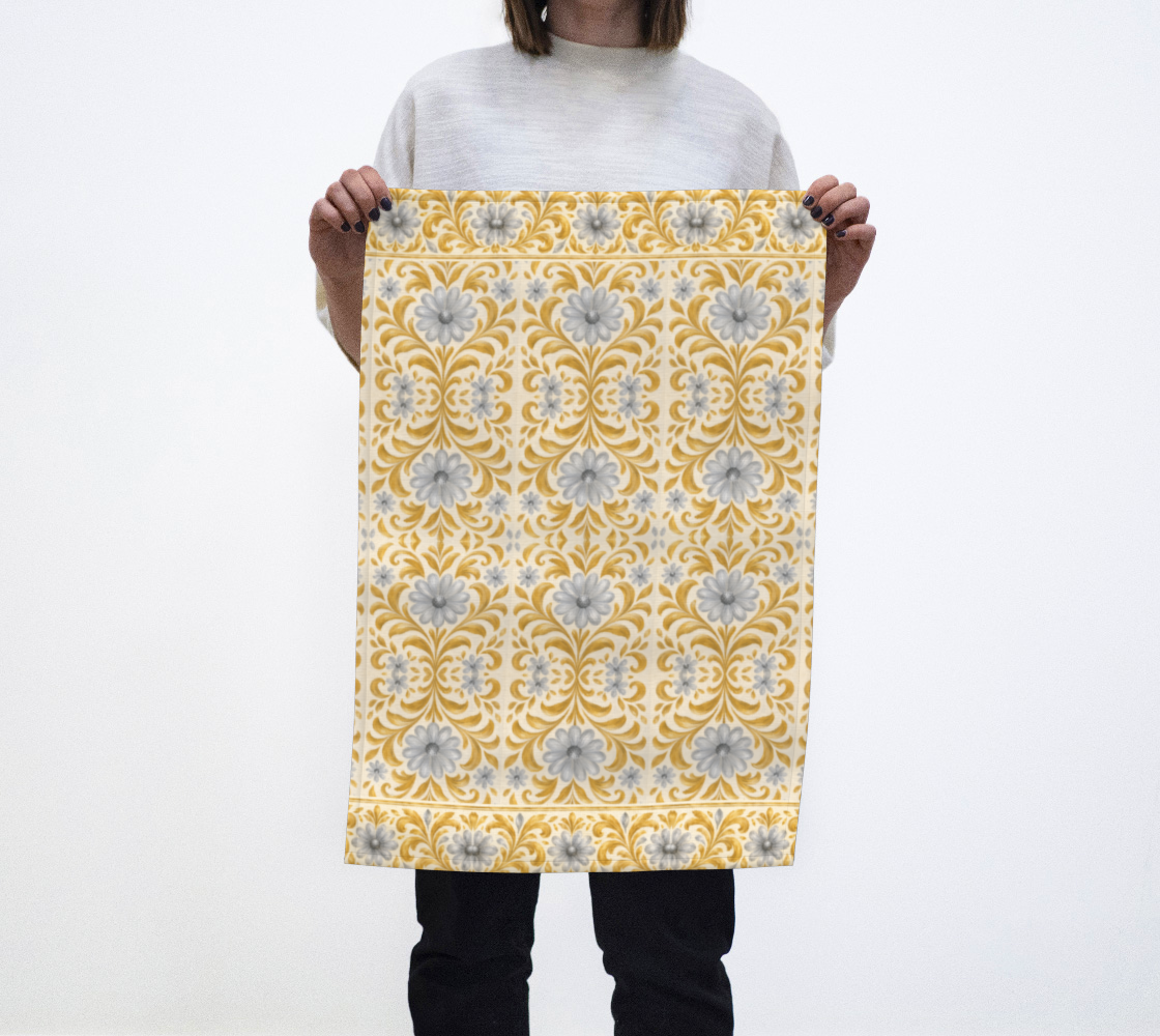 Gilded Garden Glass Breaking Towel