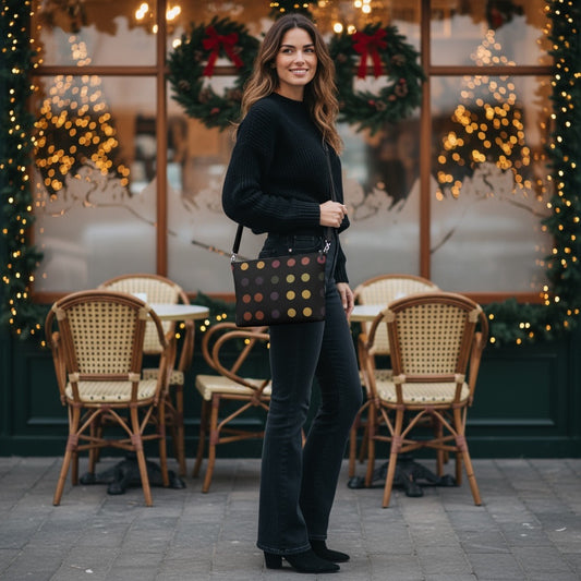 Carnivale Vegan Leather Crossbody Purse