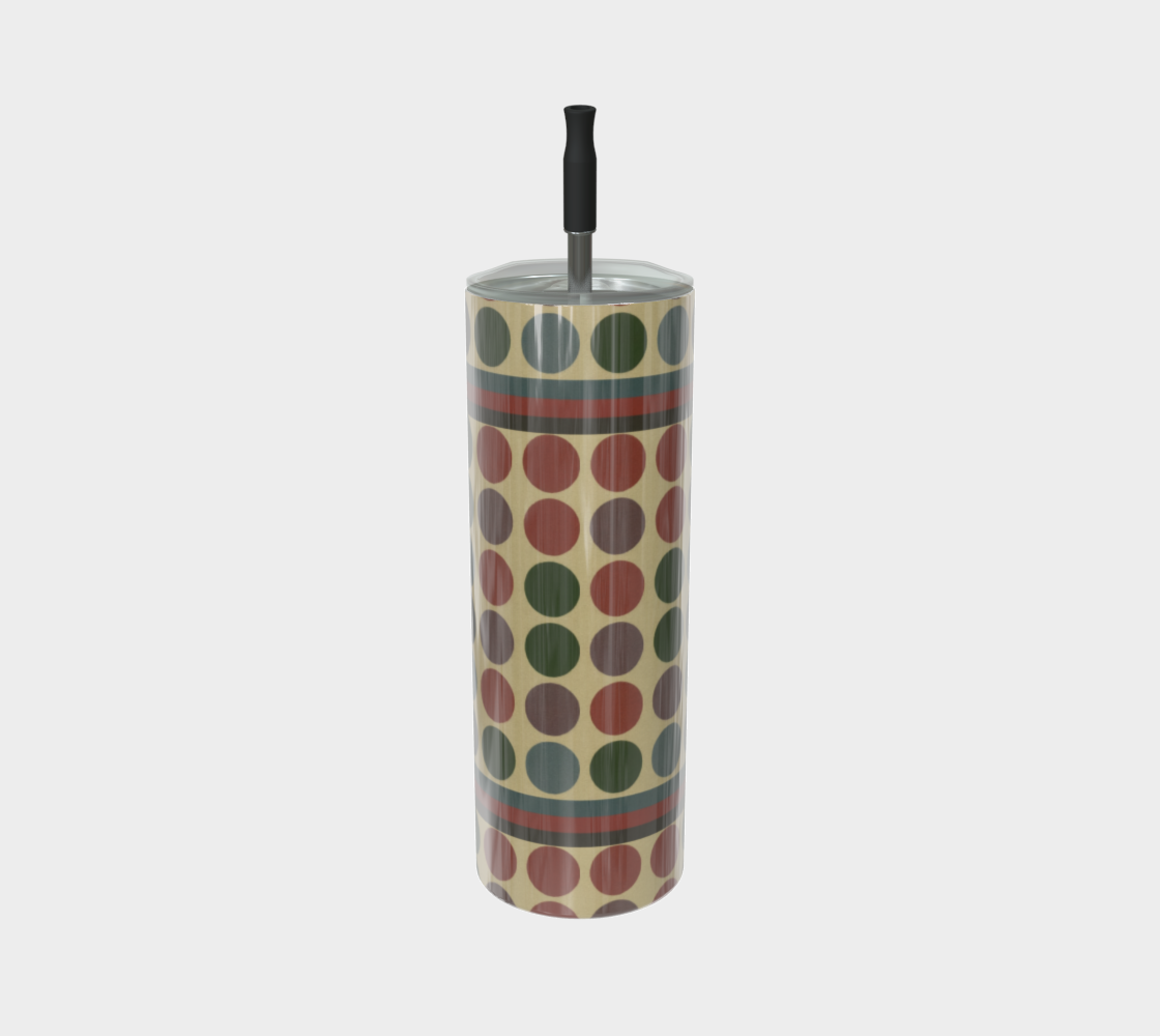 Retro Dotscape Water Bottle