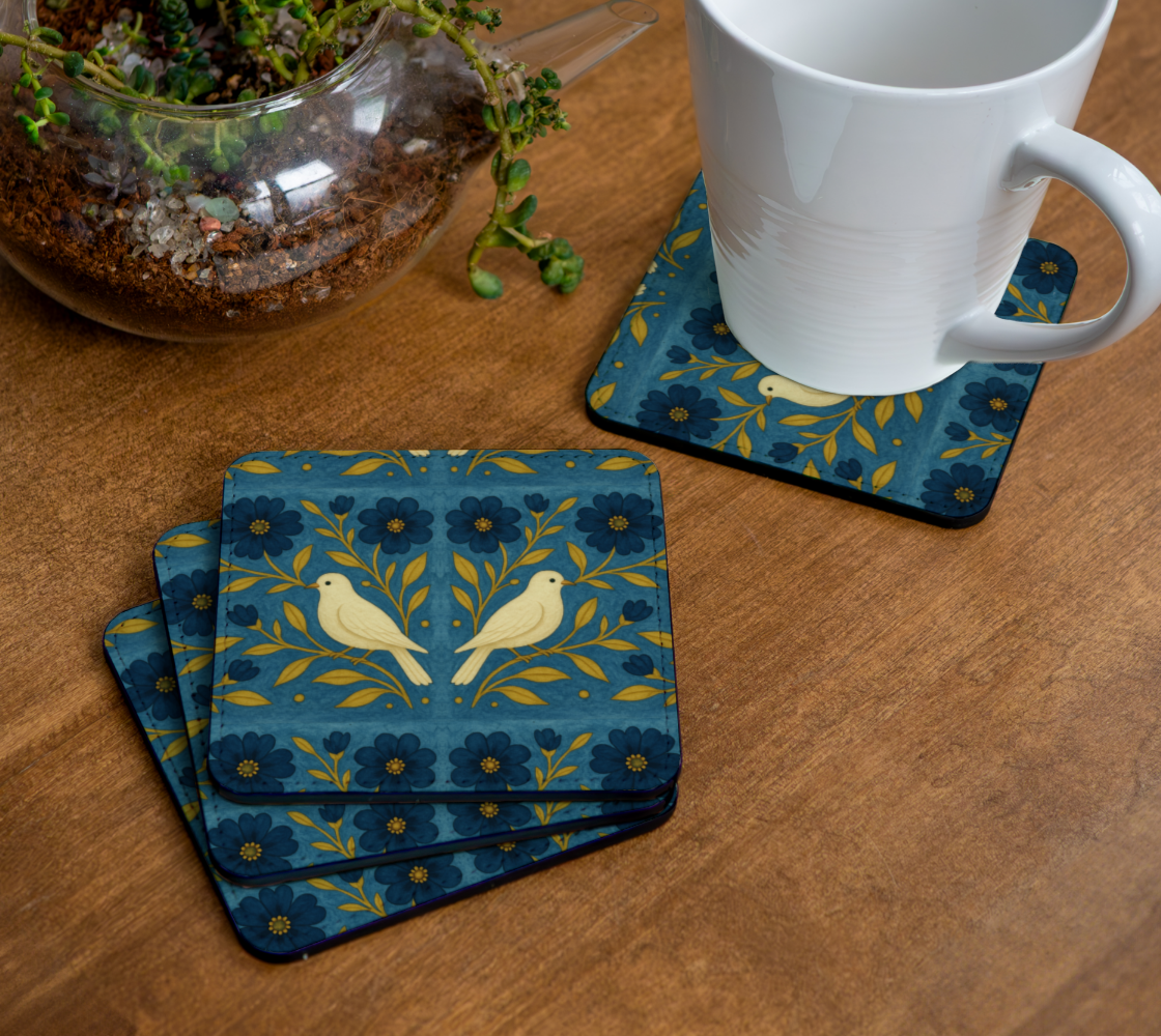 doves of peace coaster