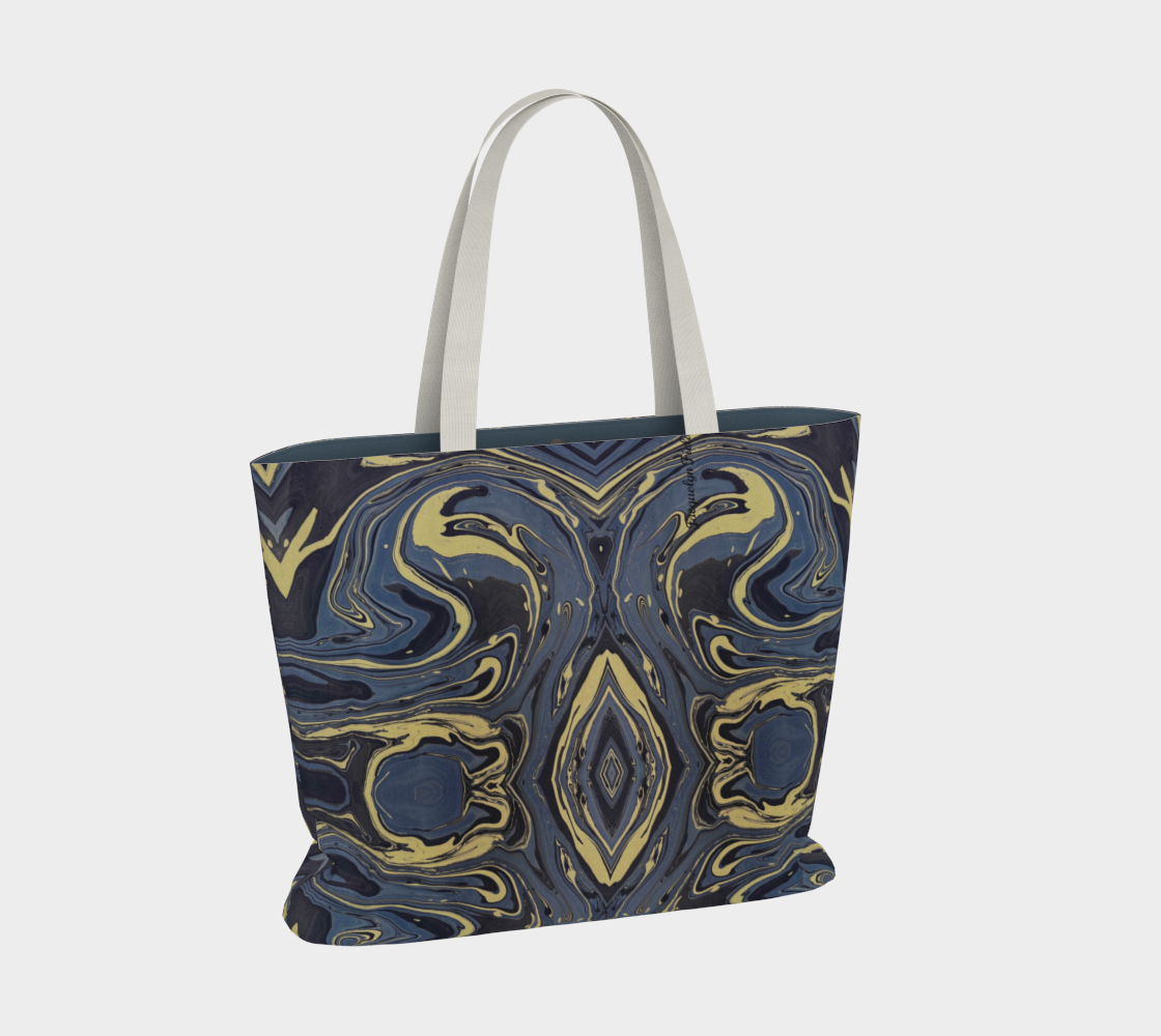 Mendocino Blues Diamond Tote Bag