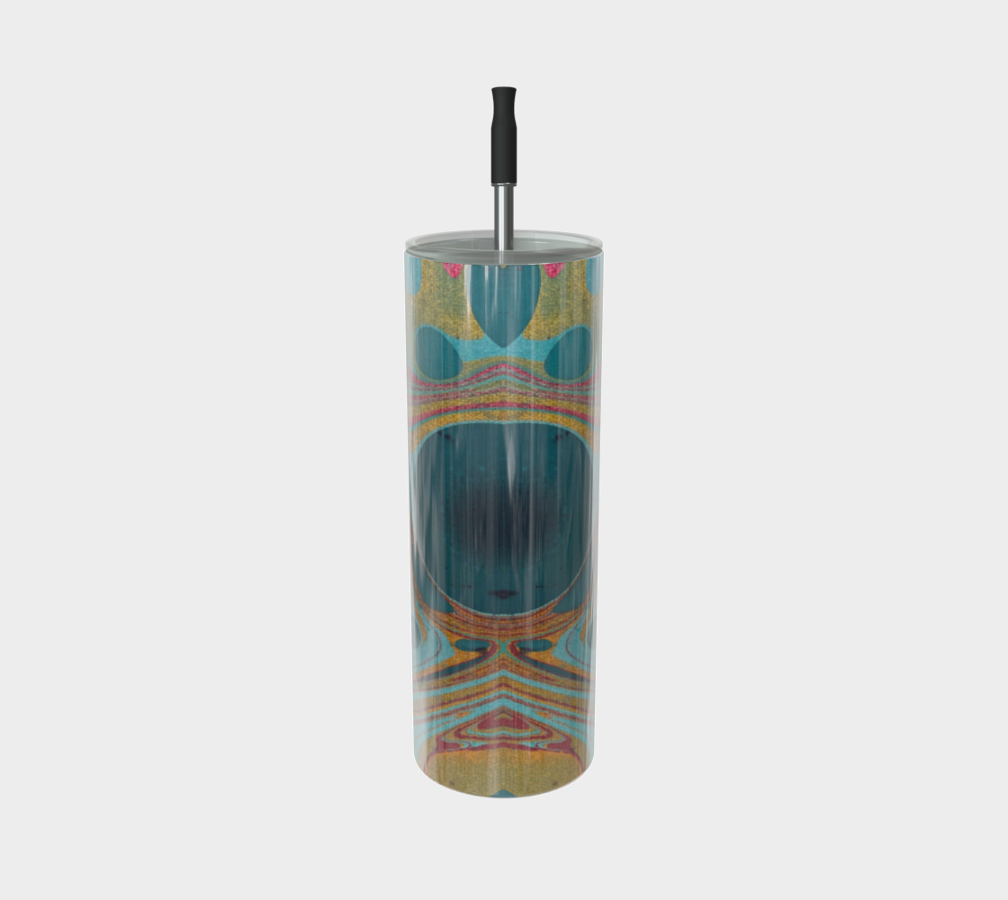 Gilded Currents Butterflies Water Bottle