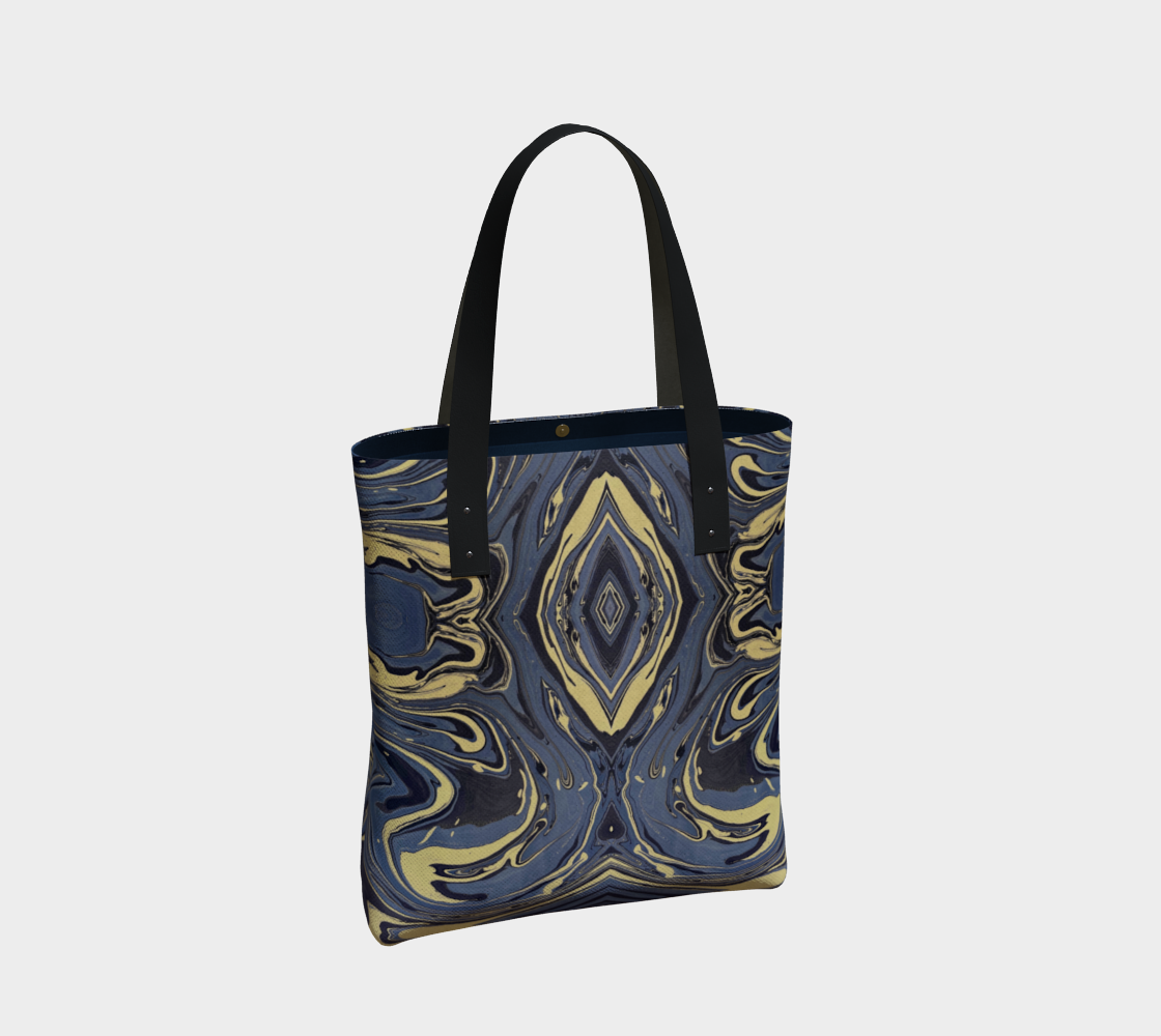 Mendocino Blues Diamond Urban Tote Bag