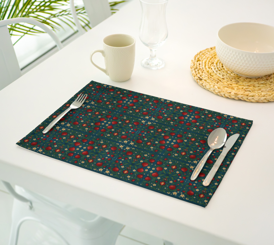Winter Pomegranates Placemats