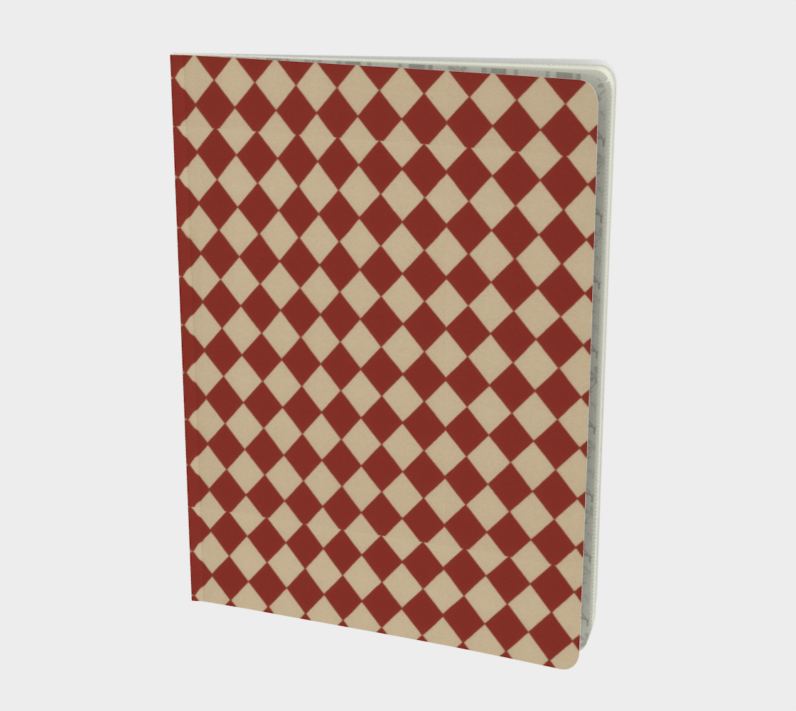 Cranberry Mini Harlequin Notebook