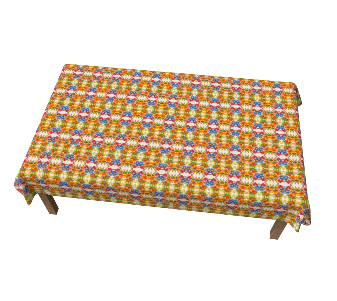 Seaside Blooms 60 x 90  Tablecloth