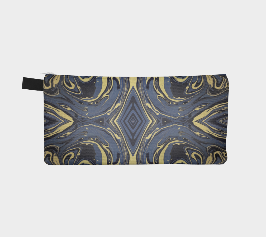 Mendocino Blues Diamond Pencil Case